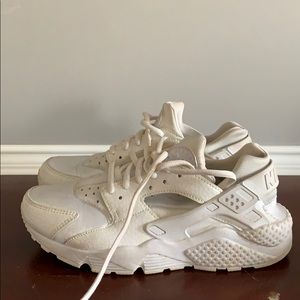 nike huarache white